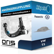 Für VW T5 09.2009-07.2015 ORIS Anhängerkupplung abnehmbar neu