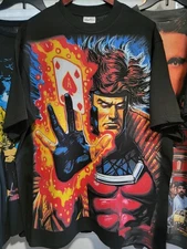 GAMBIT  MODERN ON A SHAKA HEAVYWEIGHT GARMET DYED T SHIRT "MODERN"