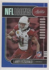 2019 Panini Absolute NFL Icons Blue Spectrum /50 Larry Fitzgerald #5 HOF 4l3