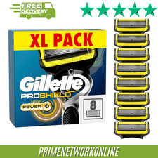 Gillette ProShield Power 8 Pack Refill Cartridges Size XL Comfort Glide ⭐⭐⭐⭐⭐