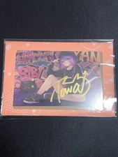 Hololive Tokoyami Towa 2022 Birthday Commemorative Autographed Postcard