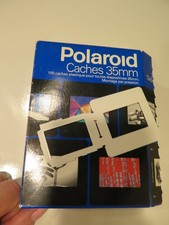 Plastic Slide Mounts Polaroid 35mm 2x2'' Caches Snap-Together 90/100 Open Box