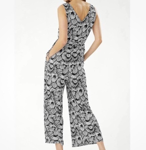 Tommy Bahama Jumpsuit S Shell Print Sleeveless Resort Travel Wedding Look - Picture 2 of 7