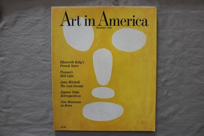 1992 DEC ART IN AMERICA MAGAZINE - ELLSWORTH KELLY FACE STONES COVER - E 26765