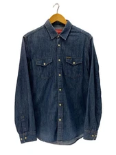 Supreme Denim Western Shirt, Long Sleeve, Medium, Cotton, IDG