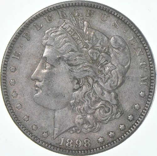 XF 1898 (P) Morgan Silver Dollar (1 coin) *9045