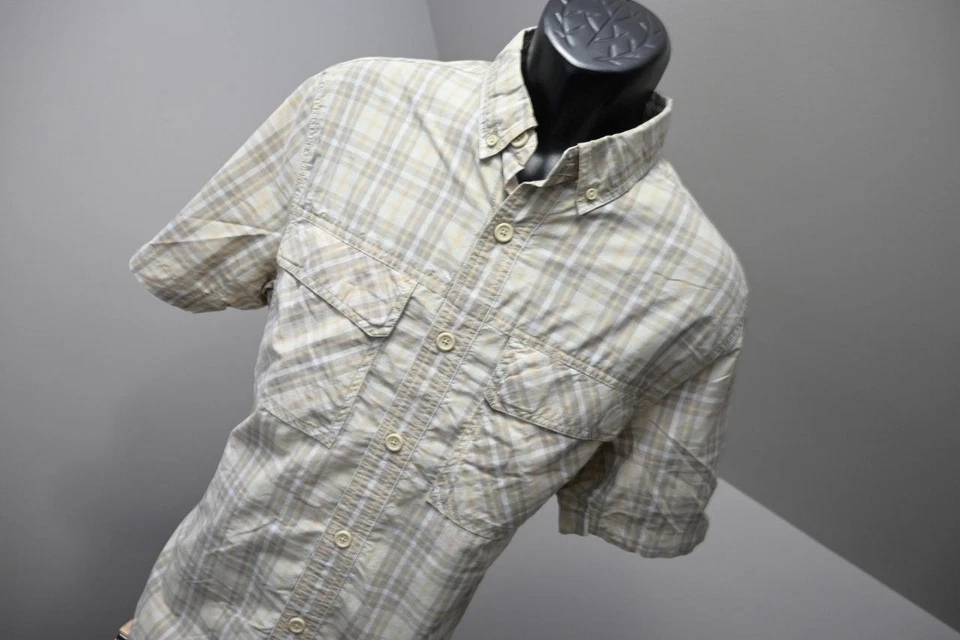 Alaskan HardGear Duluth Trading Co. Button Up Camp Shirt Vented Mens Sz Medium - Image 4 of 4