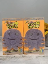 Scrub Daddy Scrub Mommy Special Edition Summer Dual Sided Sponge Octopus NIP X2