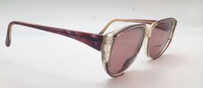 Vintage St. Moritz Kara Purple Translucent Oval Sunglasses FRAMES ONLY Hong Kong