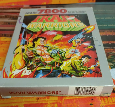Ikari Warriors (1987) ATARI 7800 VCS (Modul, Manual, Box) works 8-bit classic