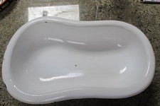 Antique Vintage Enamel Ware Baby Bathtub Tub 20 1/2" x 12 3/4"