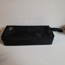 VTG Coast Cassette Storage Nylon Padded Travel Case Hard Tray Holds 15 Zips