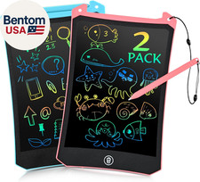 Toddler Toys, LCD Writing Tablet for Kids 2 Pack, Toddler Travel Essentials Draw