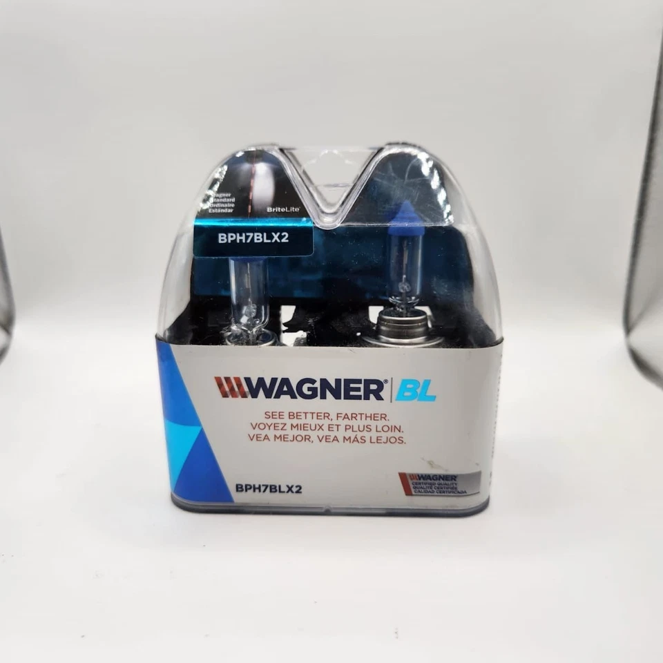 Wagner BL BPH7BLX2 Headlight Bulbs Halogen Blue 2-Pack Clear Vision Upgrade - Image 3 of 3
