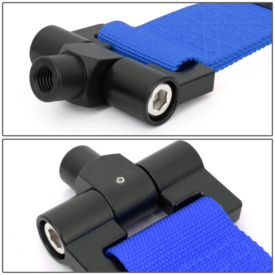 NRG TOW-130BL PARA 00-09 HONDA S2000 INSIGHT CORREA DE REMOLQUE DELANTERA/TRASERA GANCHO KIT Foto 3 de 4