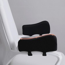 2x Comfortable Office Chair Armrest Pad Memory Foam Anti-Slip