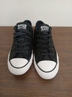 Converse Chuck Taylor All Star Women's Low Top Sneakers, Size 8.5, Black/White — photo 2