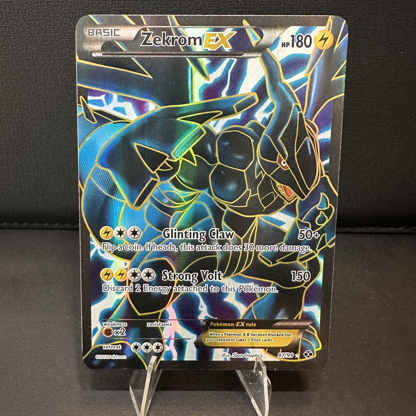 Zekrom EX 97/99 Full Art (Very Mint) Next Destinies Set