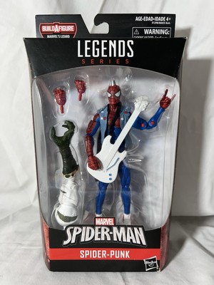 Marvel Legends Spider-Punk BAF Lizard Build A Figure Spider-Man 6  Spider PunkB7
