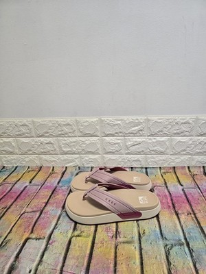 Reef Sydney Swell niedrige Damen-Flip-Flops UK 5 UVP £ 75 hellmauve