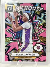 2025 Panini Donruss WNBA -PINK My House Rickea Jackson #13 SPARKS 16/25 SSP💥🔥