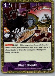 Blast Breath (Jolly Roger Foil) ST04-016 One Piece Premium Booster -The Best-