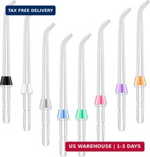 8 Pieces Compatible with Waterpik Replacement Flossers Replacement Tips, Classic