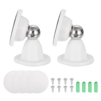 "2 StüCk Magnetischer TüRstopper FüR Rv, 3\" KlebefläChe, TüRhalter Weiß"