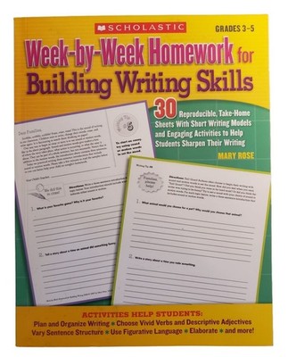 Building Writing Skills Week by Week Writing Models Activities Homeschooling