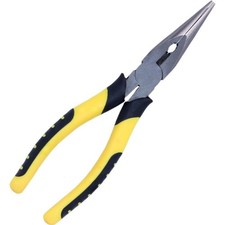 8-inch Needle Nose Pliers Paper Clamp Precision Heavy-duty Crv Steel