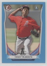 2014 Bowman Prospects Blue 129/500 Yency Almonte #BP93 c7w