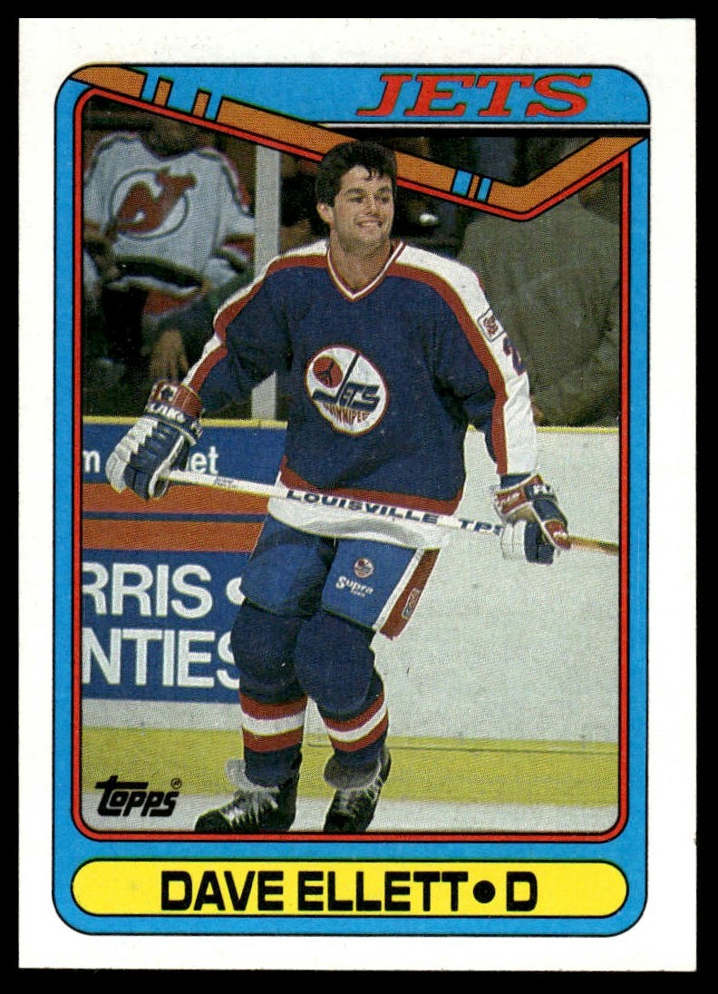 1990-91 Topps #104 Dave Ellett