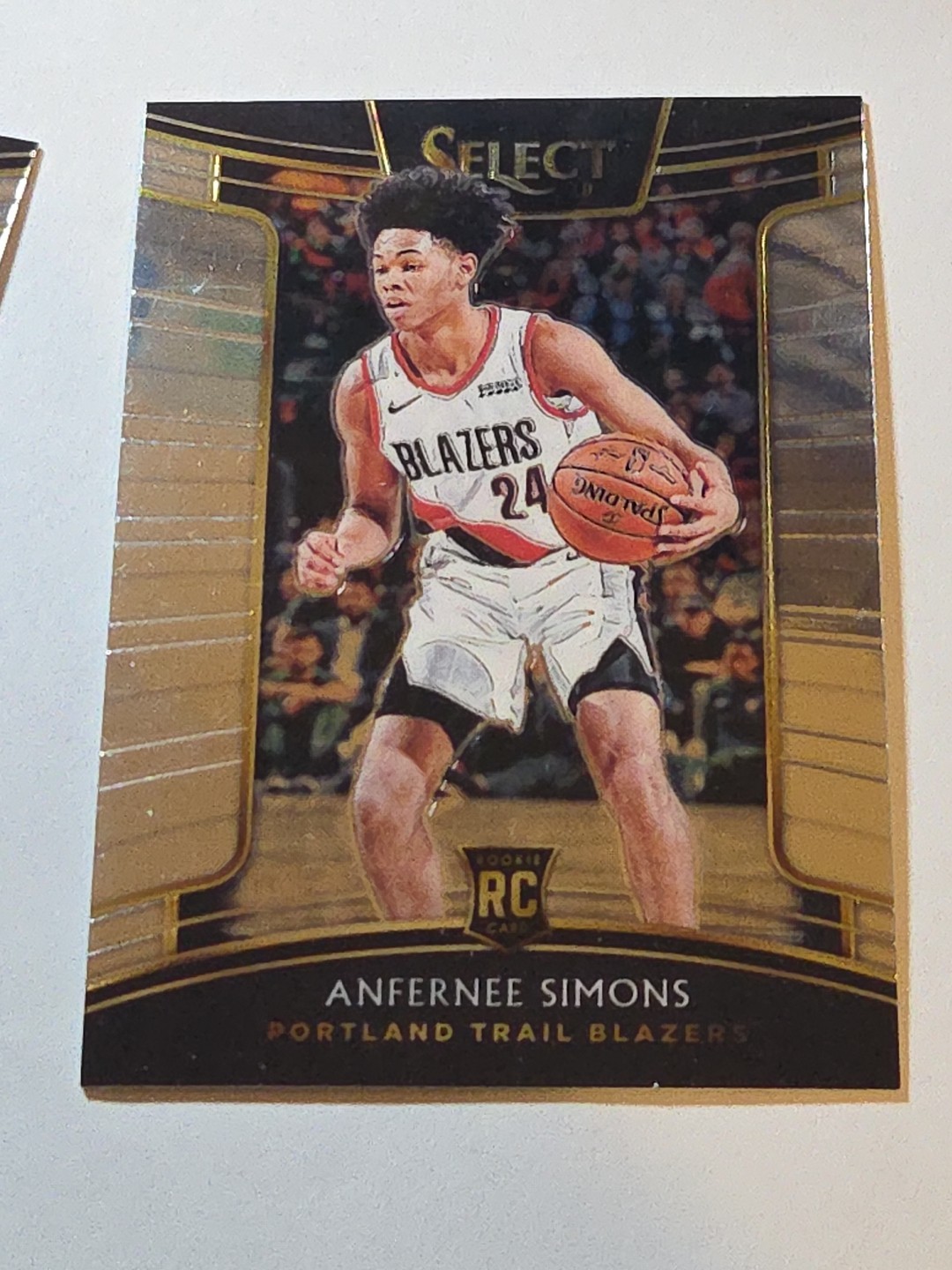2018-19 Panini Select - Concourse Anfernee Simons #39 Silver Prizm (RC)