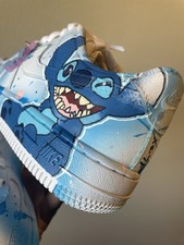 Stitch Custom Air Force 1 Size 1.5 Youth Kids Shoes Brand New In Box 1of1 