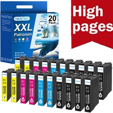 20x Patronen Für Epson XP-2200 2205 3200 3205 4200 4205 WF-2950 2930 2935 604 XL