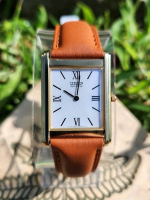 Citizen Stiletto Eco-Drive G820-T001700 Ultra Slim White Tank 27mm