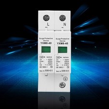 1 Pcs 220V 2P 40KA House Surge Protective Low Voltage Arrester Device