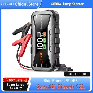 UTRAI 27000mAh Car Jump Starter Power Bank 6000A Car Booster Auto Emergency Star