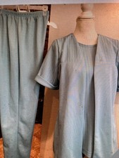 Blair 2 PC Jacket Slacks Set, Medium, Wrinkle Resistant, Stretch Women Vintage
