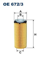 Filtron OE 672/3 ÖLfilter Filtereinsatz FüR BMW