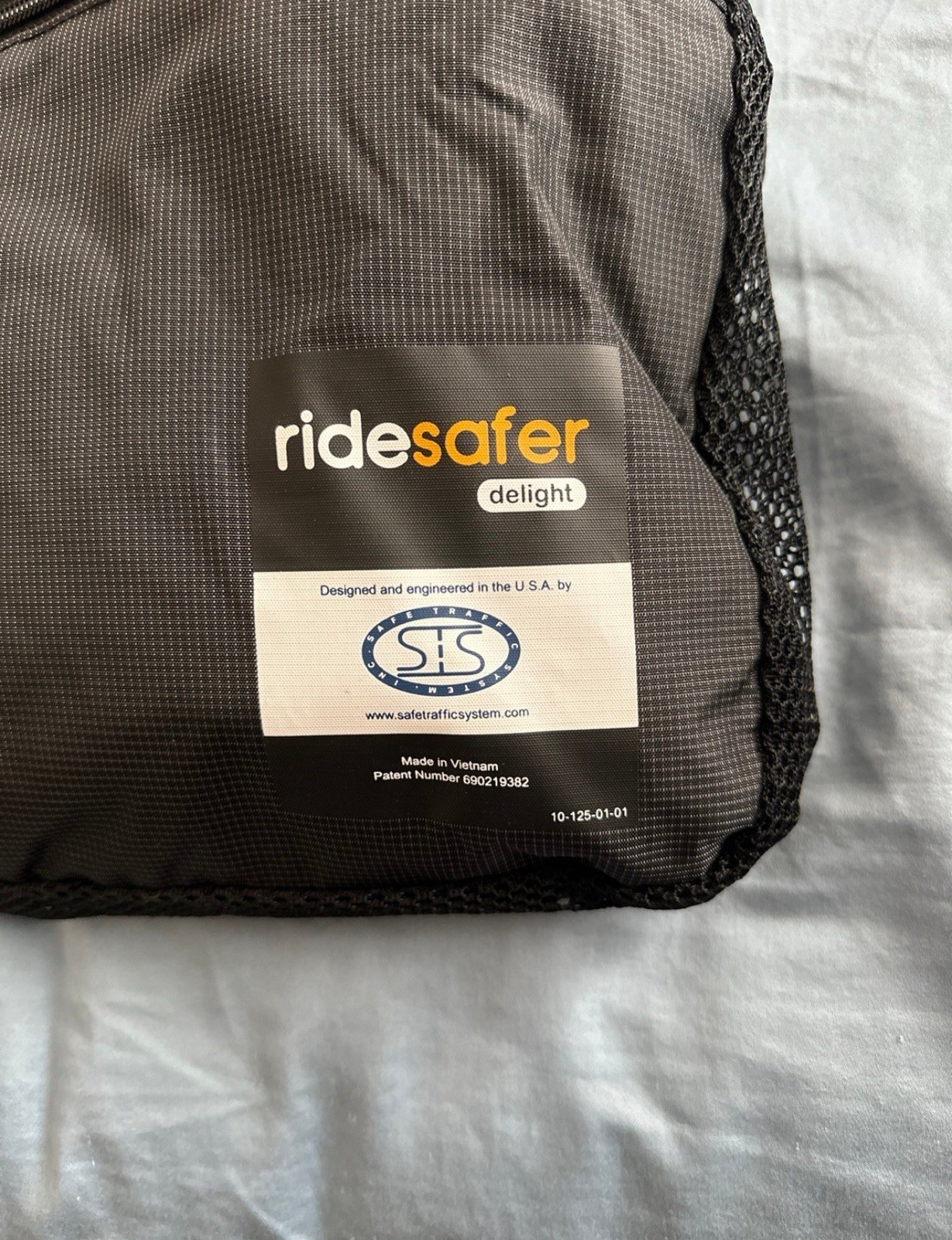 RideSafer - XSmall Black, Lightweight, Compact, Portable Car Seat