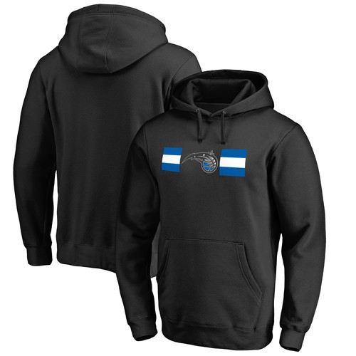 Felpa con cappuccio pullover alternativo uomo nero Orlando Magic Stars