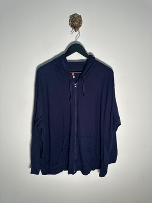Hanes Herren Zip Up Hoodie Hoody Sweatshirt Blau 3XL NEU UVP 25£