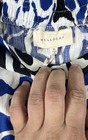 Melloday Women's Wide Leg Pants Blue White Black Abstract Floral Print NWT XL — photo 2