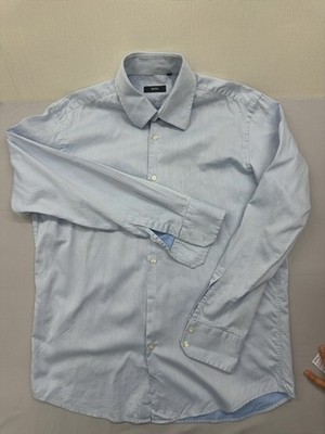 Boss Hugo Boss Hemd hellblau Slim Fit Lrg 41x16 Fischgrätmuster