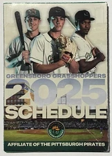 2025 GREENSBORO GRASSHOPPERS Schedule ⚾️ Minor Baseball Sked NEW‼️ SUPER COOL ‼️