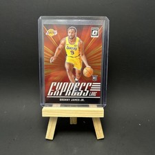 Bronny James Jr RC 2024-25 Donruss Optic Express Lane #4 Lakers Rookie 