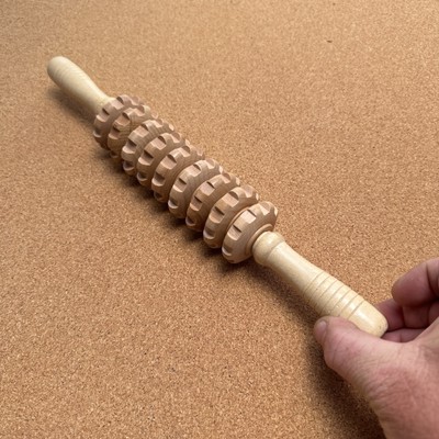Wooden Fascia Massage Roller Trigger Points for Release  Sore Muscle