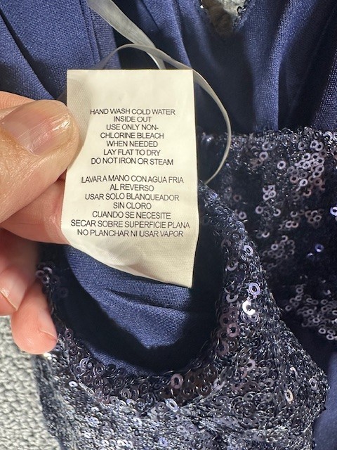 Speechless Navy Blue Sequins Flutter Fun Dress St… - image 7