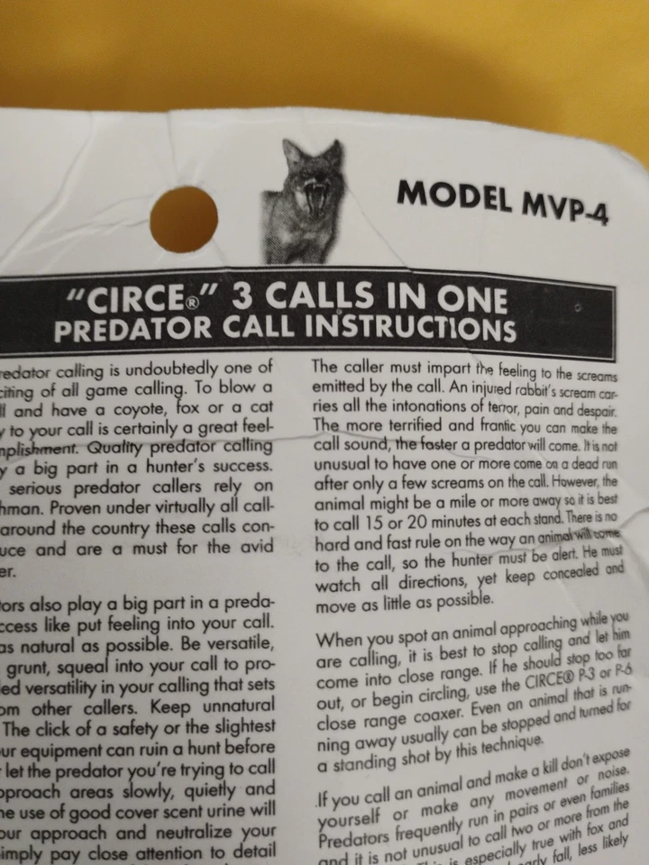 Flambeau Outdoors, P-1, Coarse Long Range Rabbit Call, Green(X) - Image 4 of 4